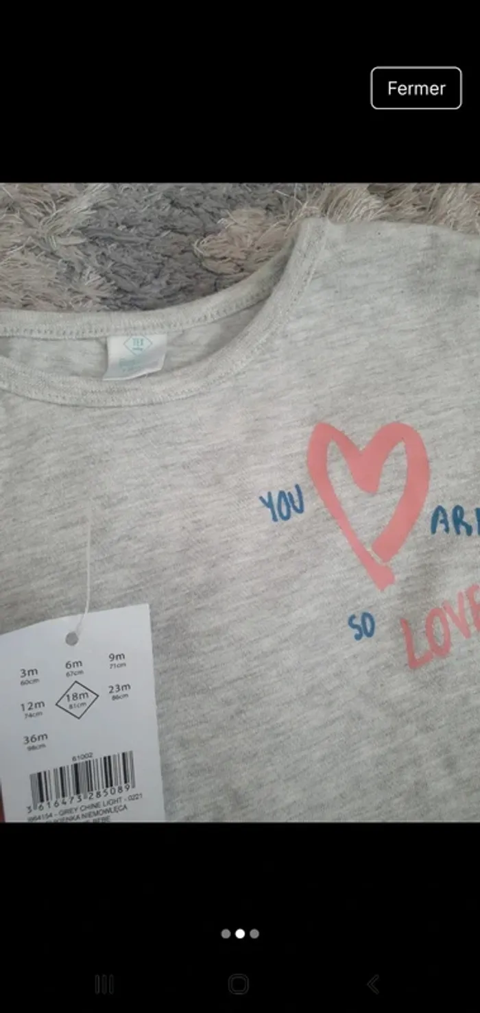 Robe fille 18 mois neuve - photo numéro 2