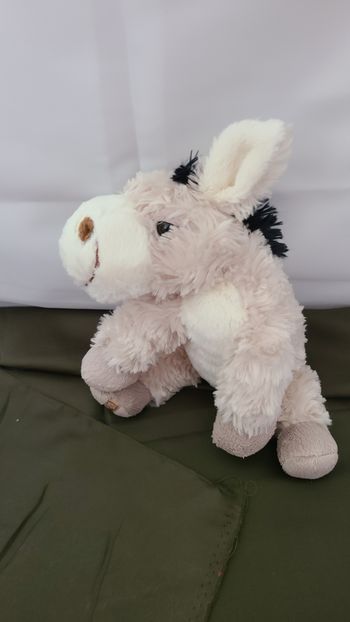 Peluche ane Marcel BUKOWSKI beige poil long