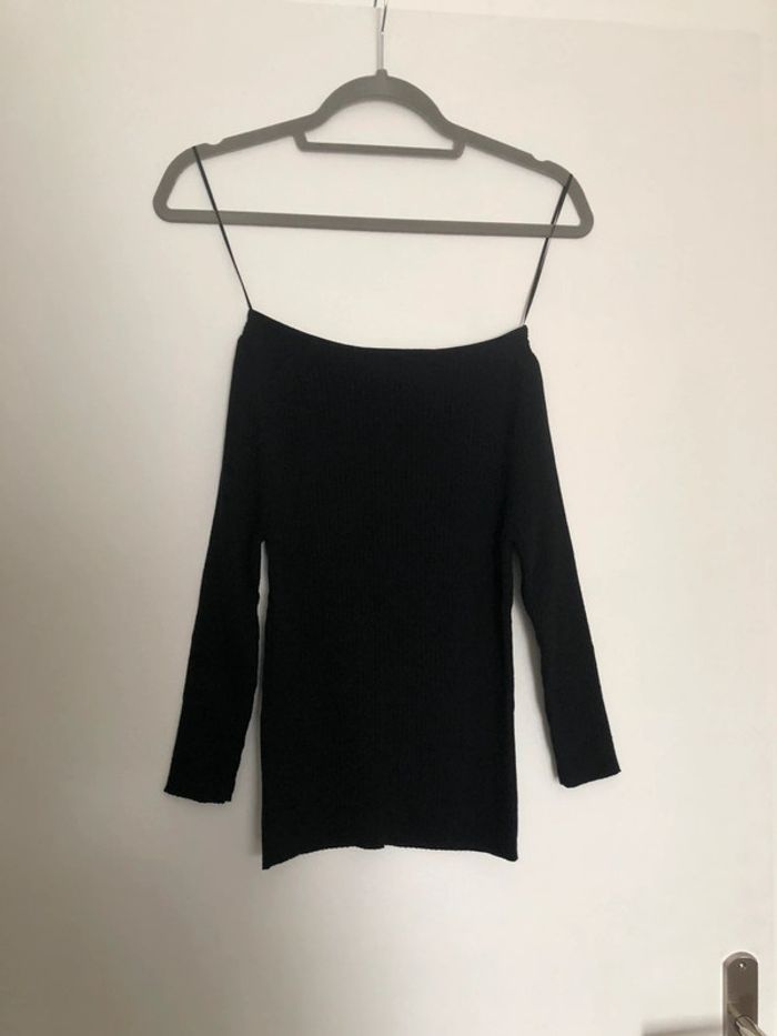 Superbe beau pull en maille côtelé Zara neuf avec étiquette taille S - photo numéro 4