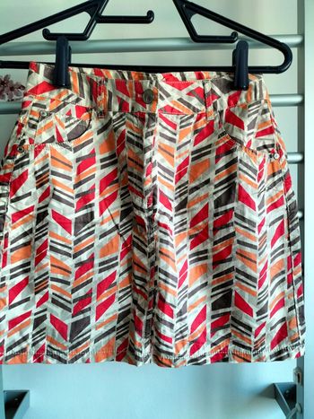 Jupe à motifs symétrique ajustable à la taille 12 ans
