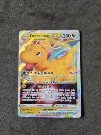 Carte Pokémon Dracolosse Vstar 050/078 EB10.5 Epée & Bouclier Pokémon Go Fr Neuf