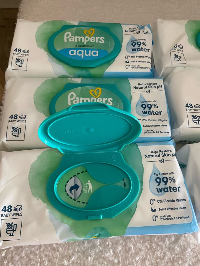 Lingettes Pampers harmonie Aqua - photo numéro 2