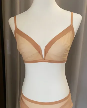 Soutien gorge beige chair Livy 90D