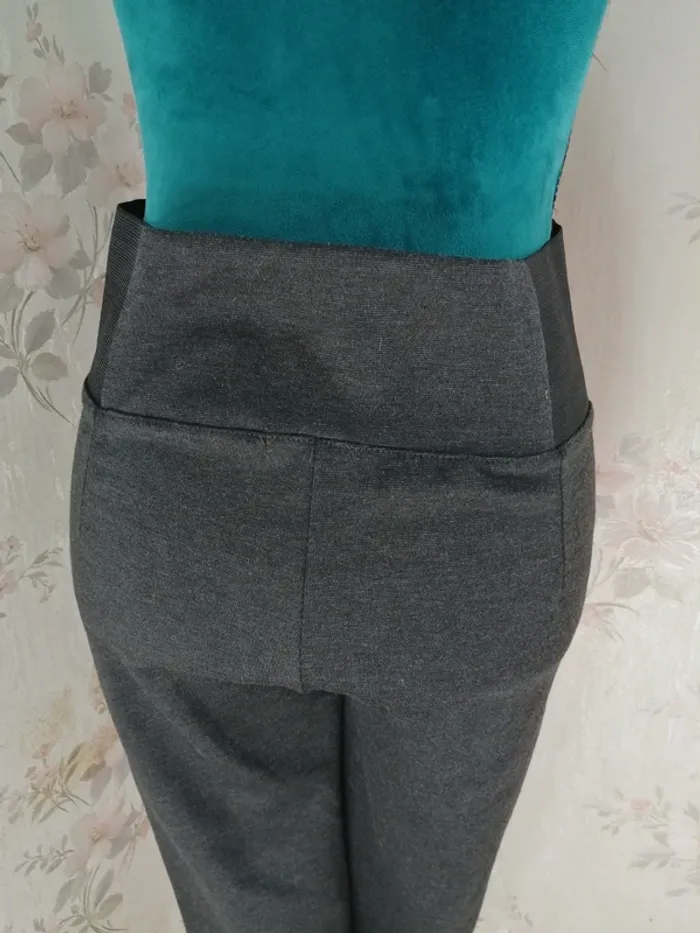 Legging épais gris foncé à reliefs sur genoux / gémo / (L) - photo numéro 8
