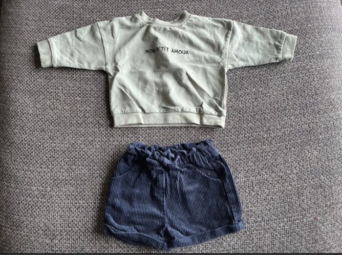 Ensemble bébé fille Amour