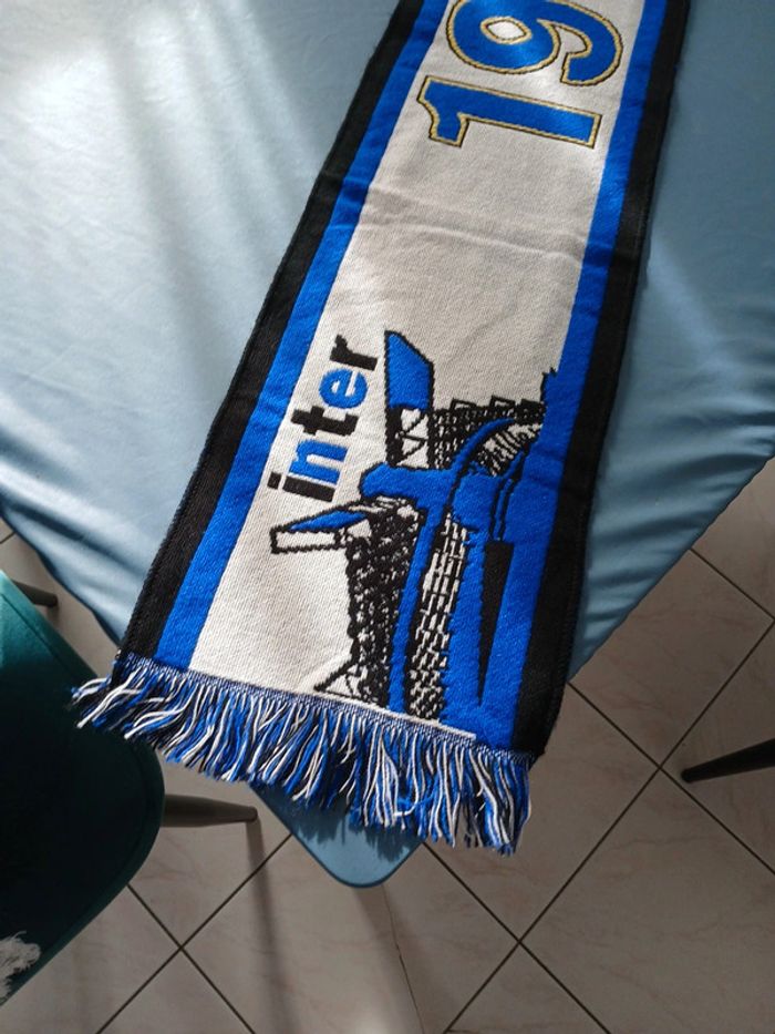 Écharpe foot inter milan Italie italia - photo numéro 2