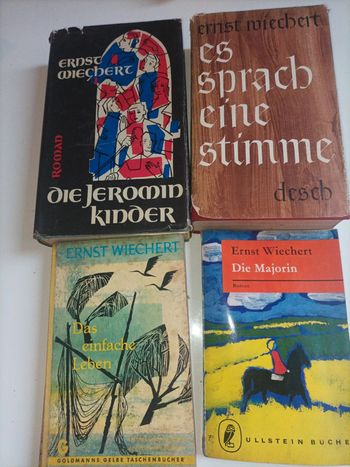 Lot de 4 livres de Ernst Wiechert