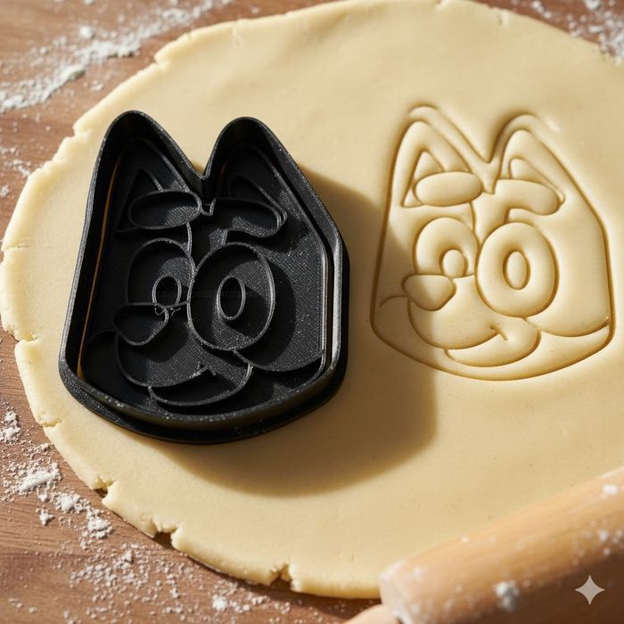 Emporte-pièce Bluey pour biscuits et pâtisseries créatives - 8 cm