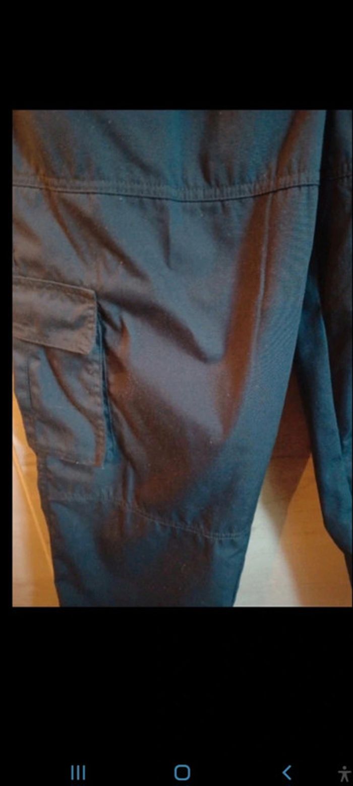 Pantalon homme souple taille L Bleu marine - photo numéro 3