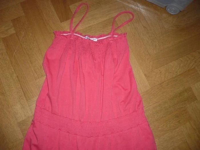 Combinaison été fines bretelles corail 12 ans - photo numéro 4