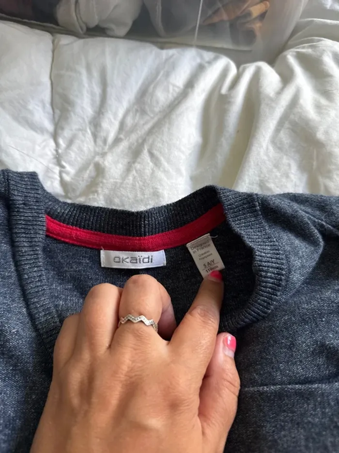 Fin gilet garçon 5 ans Okaïdi - photo numéro 2