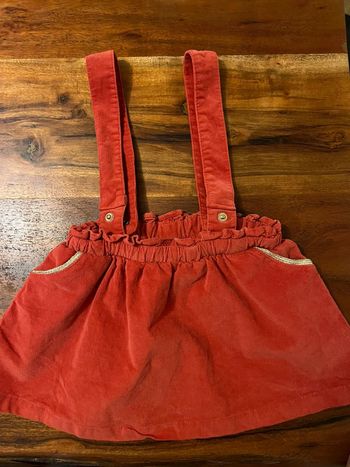 Jupe velours 18 mois tape à l’œil