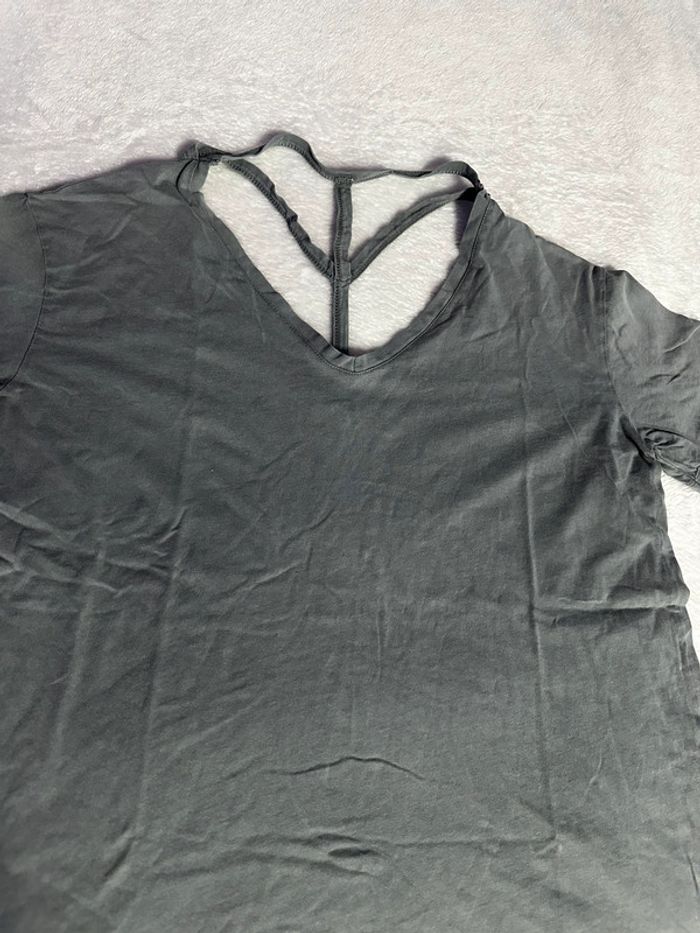 T-shirt oversize Bershka Gris - photo numéro 2