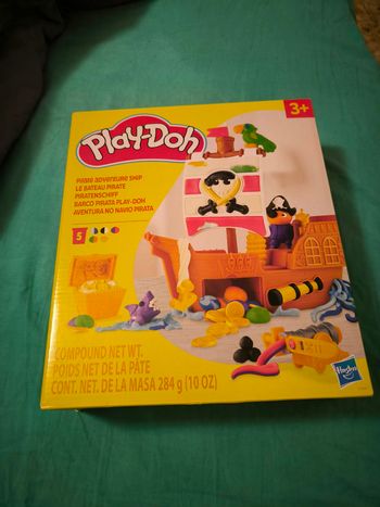 Le bateau pirate pâte a modeler