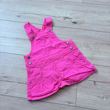 Salopette jupe fille 12 mois Obaïbi rose