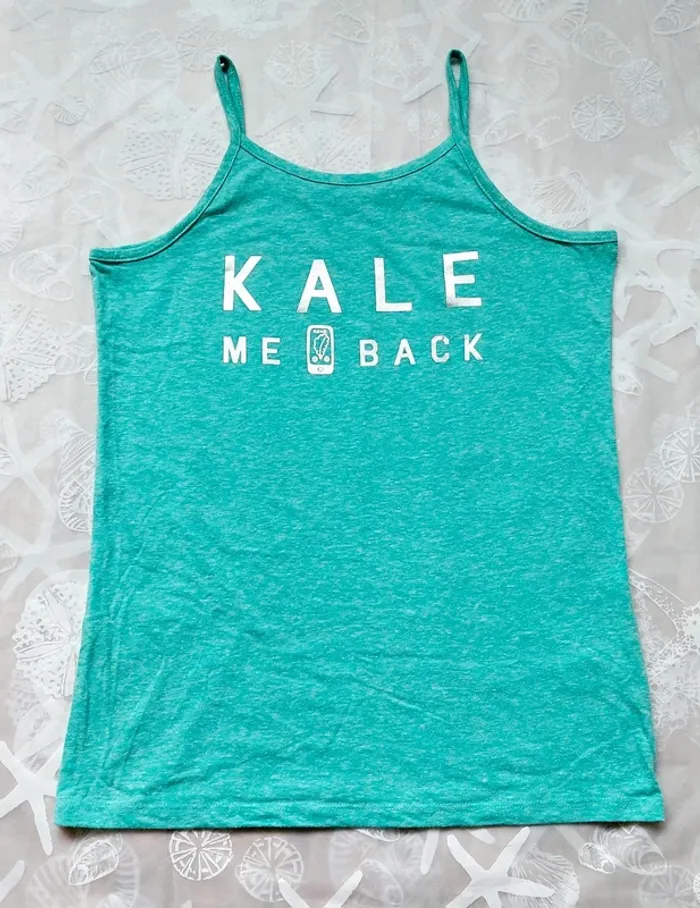 Camisole Débardeur verte "Kale Me Back" C&A