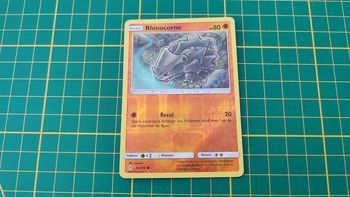 92/214 Carte Pokémon Rhinocorne commune reverse Soleil et Lune SL10 Alliance Infaillible #B10