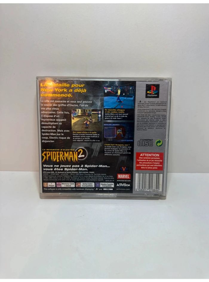 Spider-Man 2 Enter Electro PlayStation 1 PS1 - photo numéro 2