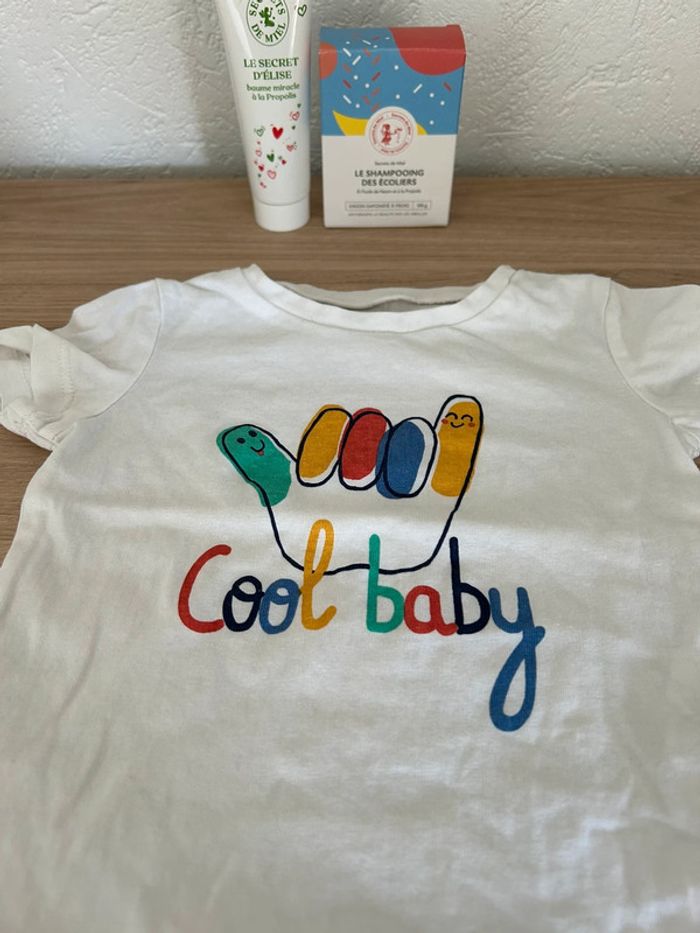 đ T-shirt bĂ©bĂ© Inextenso Cool Baby đ - photo numĂ©ro 3