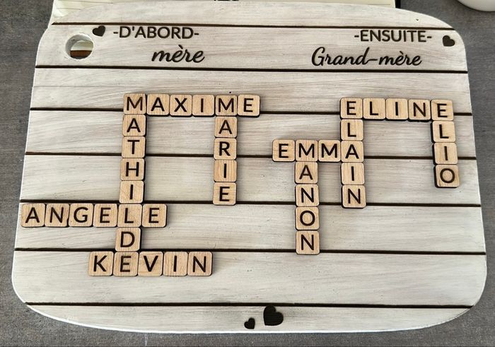 Planche Scrabble famille - photo numéro 5