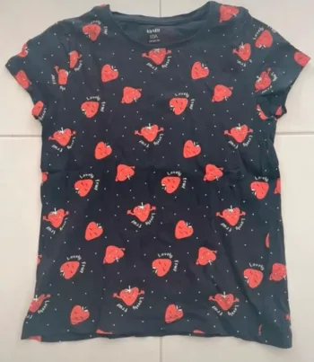 T-shirt motif fraise