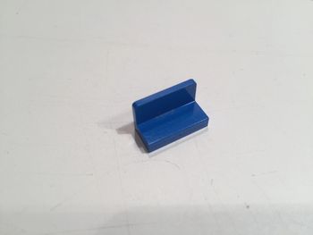 lot x2 Panneau bleu 1x2x1 4865 pièce détachée Lego #A14