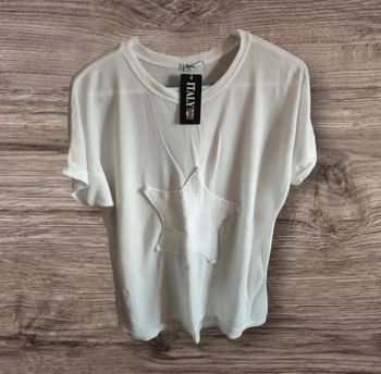 T-shirt oversize blanc Made In Italy T.U