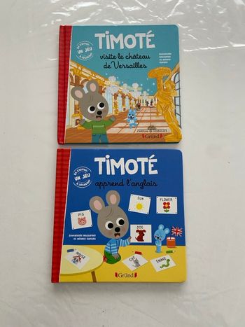 Lot de 2 Albums Cartonnés Timoté