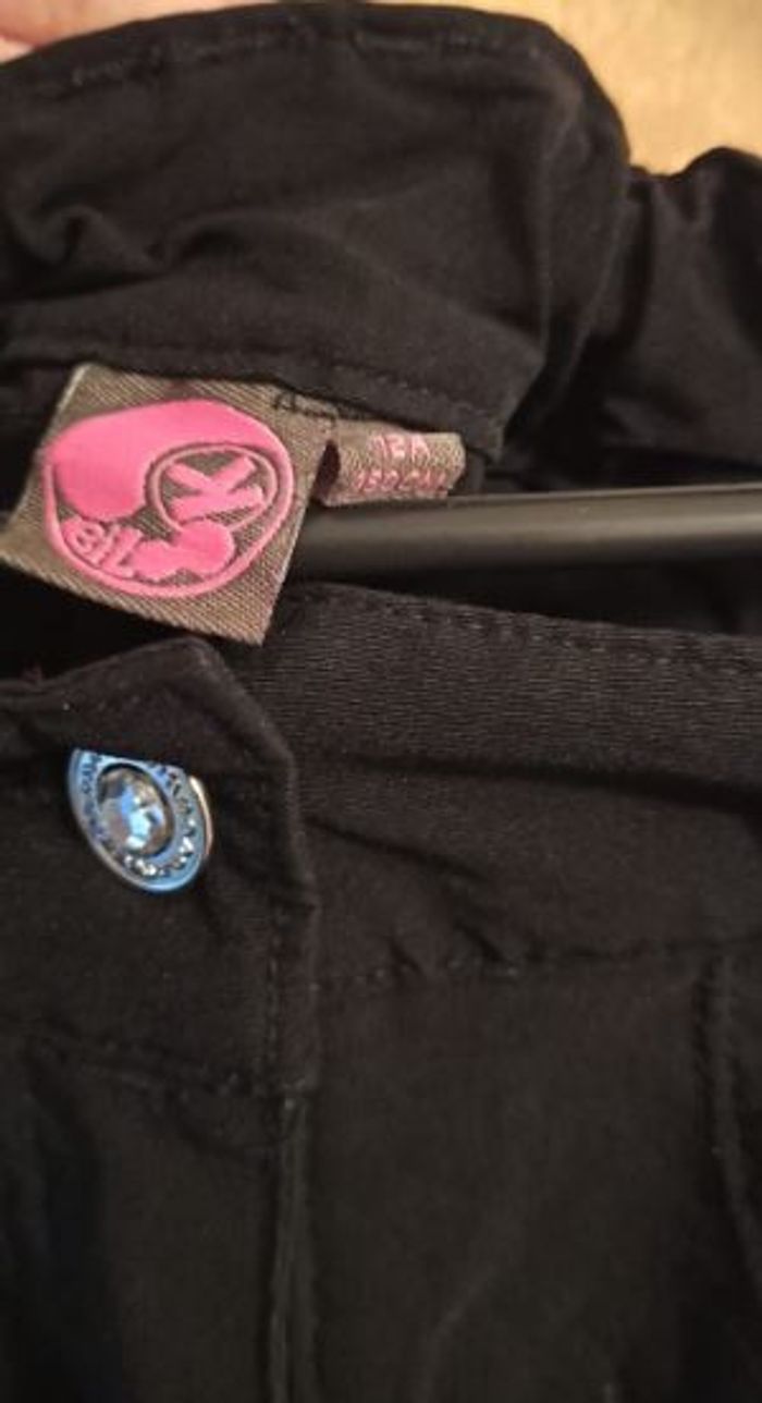 Pantalon noir à pattes d'éléphant - photo numéro 2