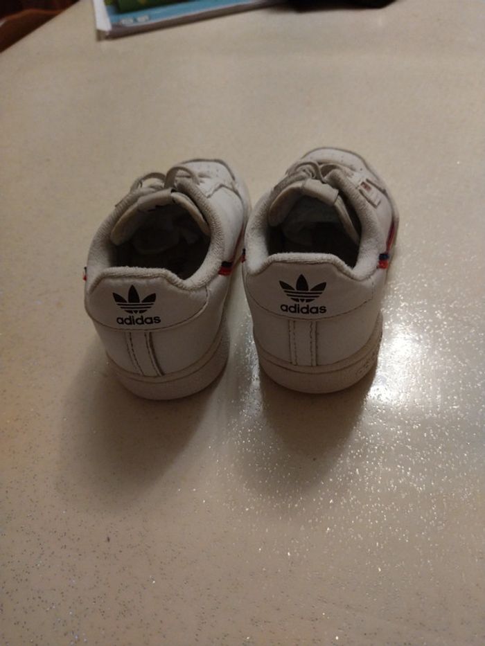 Basket adidas cuir. T 25 1/2 - photo numéro 3