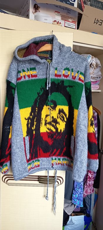 Veste à capuche, Alpaga, Bob Marley