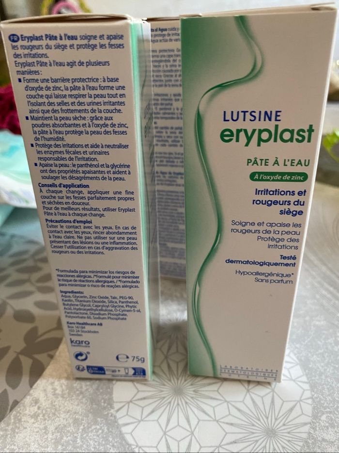 Eryplast pate a l’eau 75g neuf