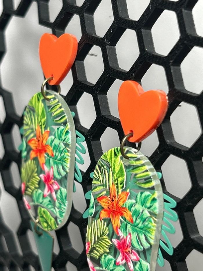 Boucles d’oreilles estivales - photo numéro 4