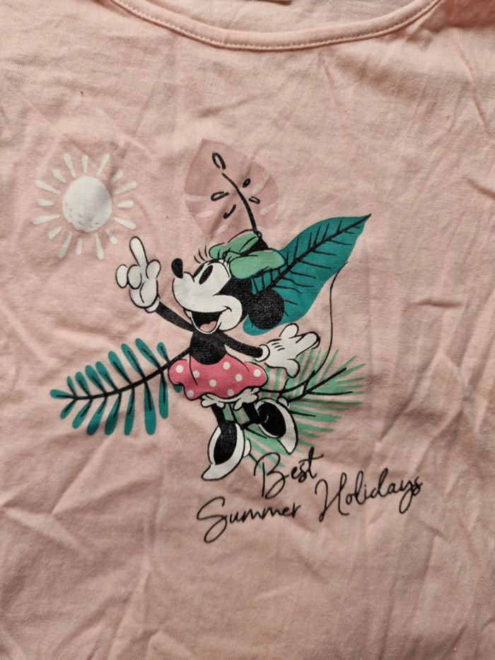 Tee shirt manche courte minnie 5 ans - photo numéro 2