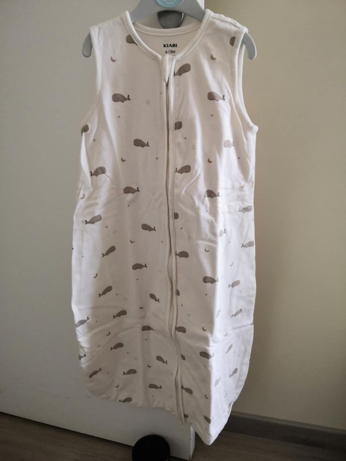 Lot gigoteuse légère (6-18 mois) + couverture imprimée avec intérieur polaire (80 x 100 cm) Kiabi - photo numéro 2