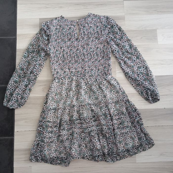Robe longueur au genoux imprimée à manches longues C&A taille 36 - photo numéro 7