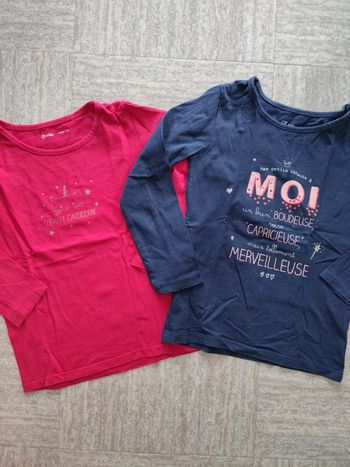 Lot de 2 pulls fille 5 ans
