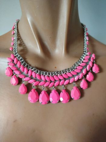 #collier#rose#brillant