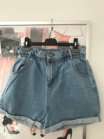 Short jean élastique taille Kiabi éco conception 38