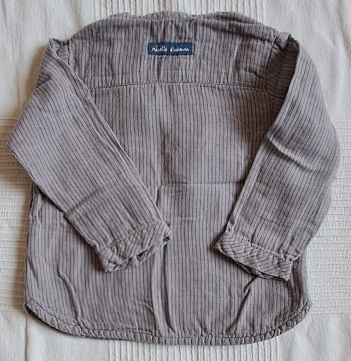 chemise manches longues col mao - photo numéro 2