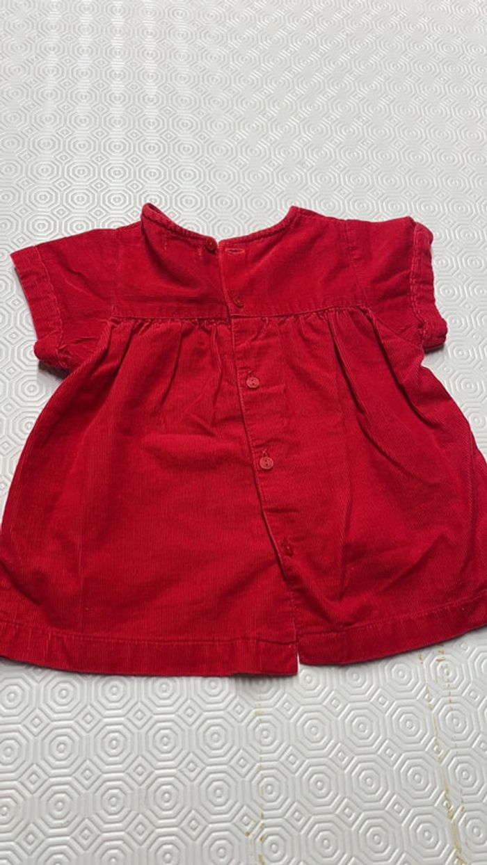 Tunique en velours rouge - photo numéro 5