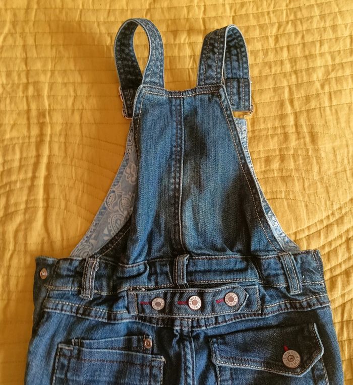 Salopette jean taille réglable 4 ans - photo numéro 4