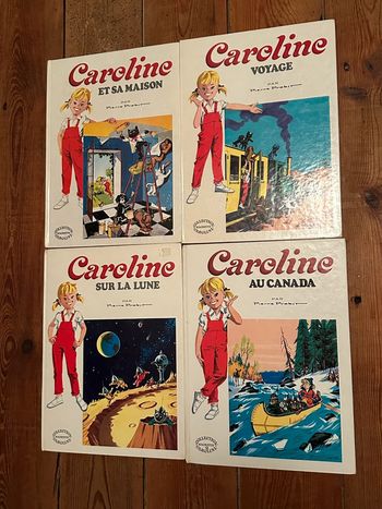 TBE - Lot de 4 Grands albums Hachette quasi intégrale Caroline livres bd Pierre Probst