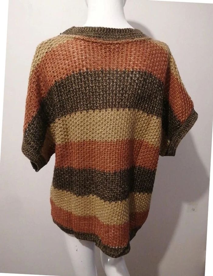 pull d'hiver Cache Cache marron taille S - photo numéro 2