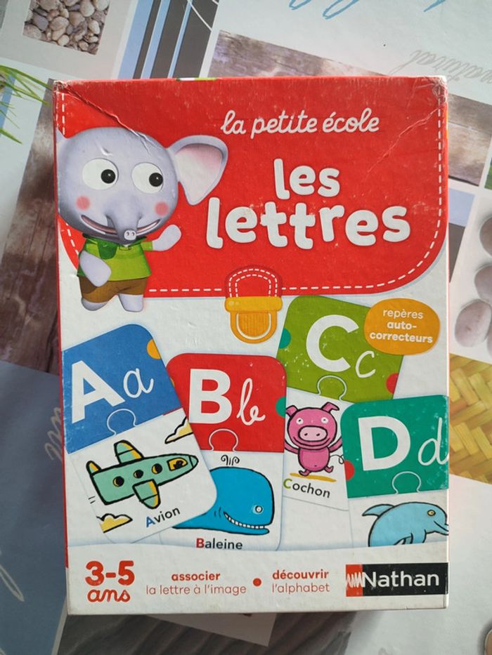 Jeu puzzle lettre