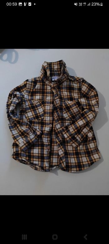 Chemise 5 ans 