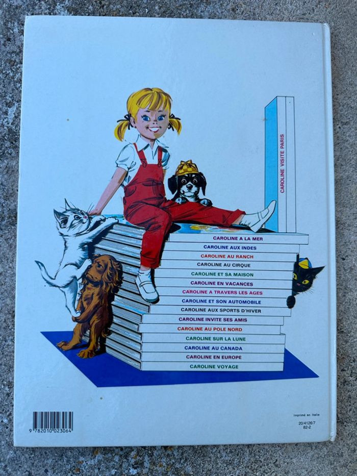 Pierre Probst - Caroline au Ranch Livre Grands albums Hachette bd ancien vintage blanc - photo numéro 2