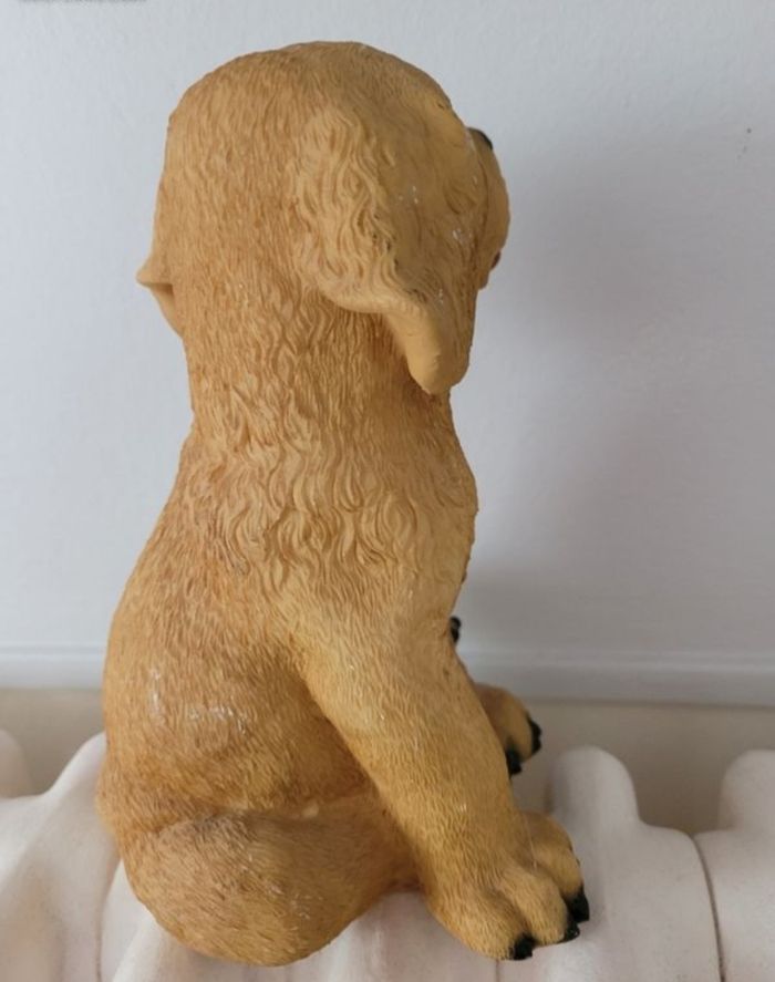 Labrador assis resine - photo numéro 4