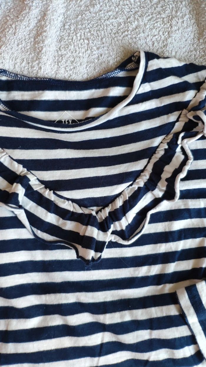 Lot de 2 t-shirts manches longues 6 ans tex - photo numéro 2