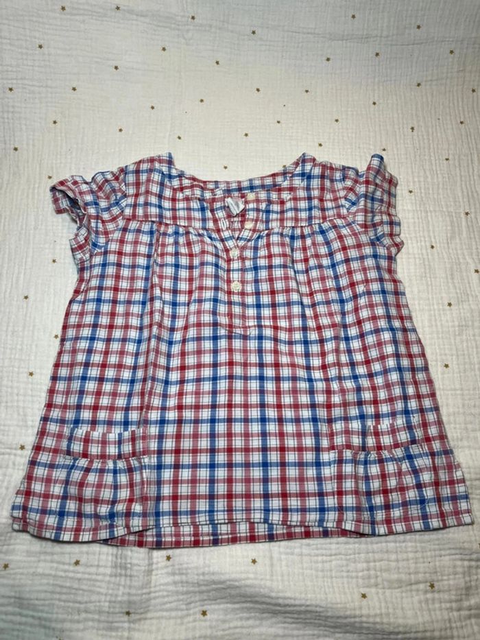 Blouse à carreaux Bonpoint 4 ans